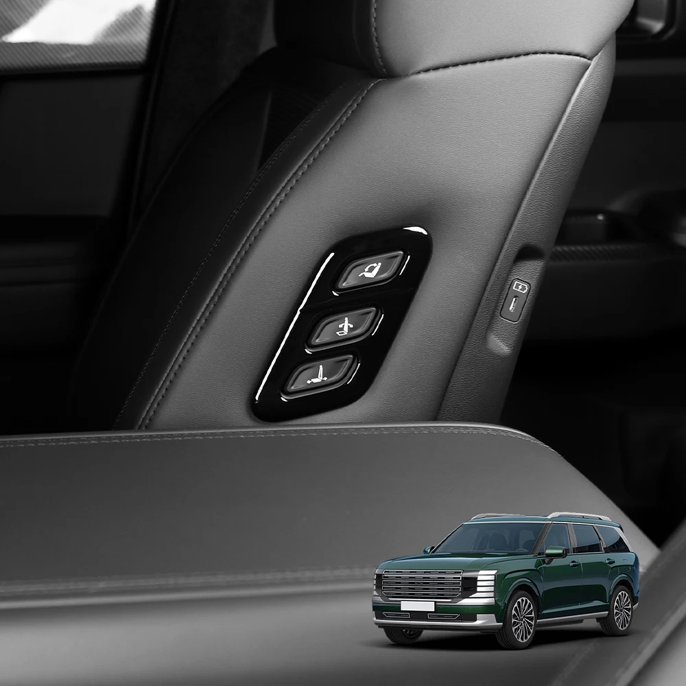 For A6/SX2/GN7/MX5/LX3 Model Left-hand Drive Automotive Interior Trim ABS Made Executive Seat Control Button Switch Frame Cover