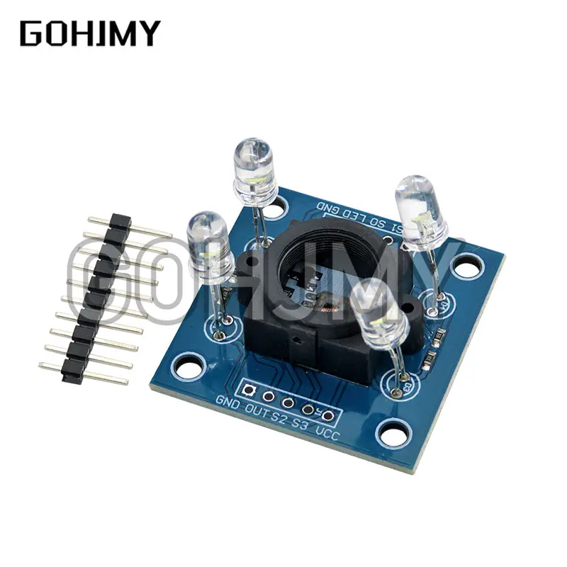 GY-31 modul detektor TCS3200 Aksesori Sensor pengenalan warna UNTUK modul Sensor pengenalan Arduino TCS230 TCS3200