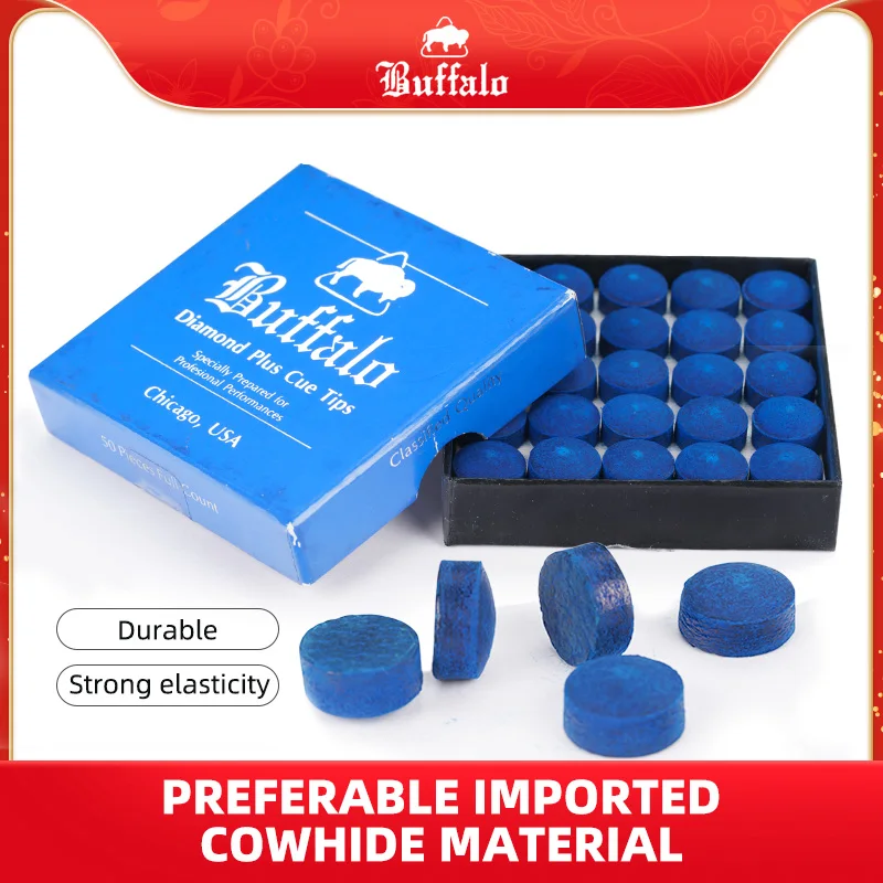 

Оригинальные СОВЕТЫ США для снукера Buffalo, голубые бриллианты, плюс Советы 11 мм, 13 мм, средний синий цвет, аксессуары для бильярда