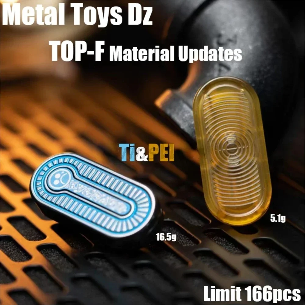 Metal Toys Dz  TOP F Material Updates Ti&PEI Push Slider Desk Toy EDC Fidget Cool Gadgets Limit 166pcs