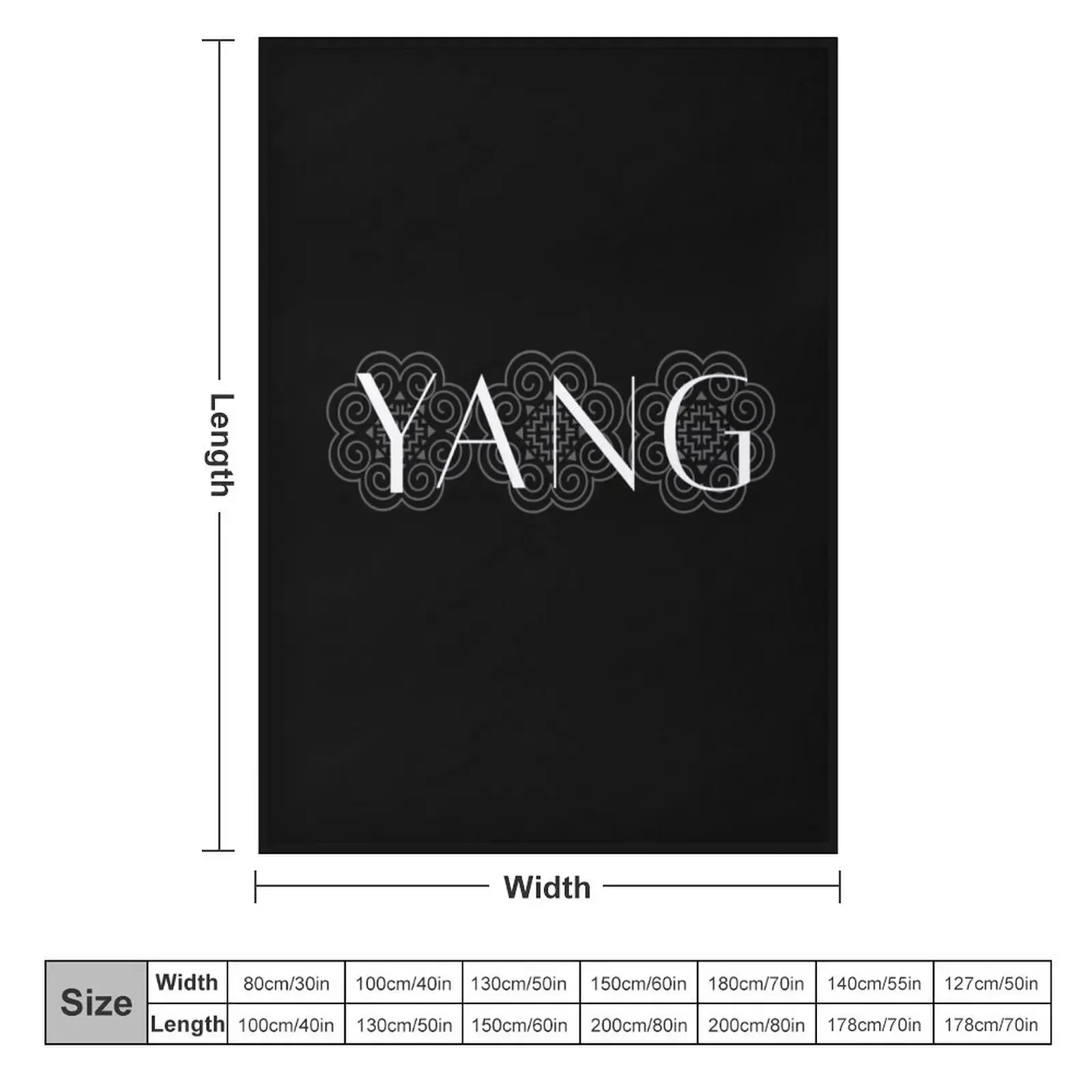 Hmong Yang Clan Throw Blanket Flannels Sleeping Bag Fashion Sofas Blankets