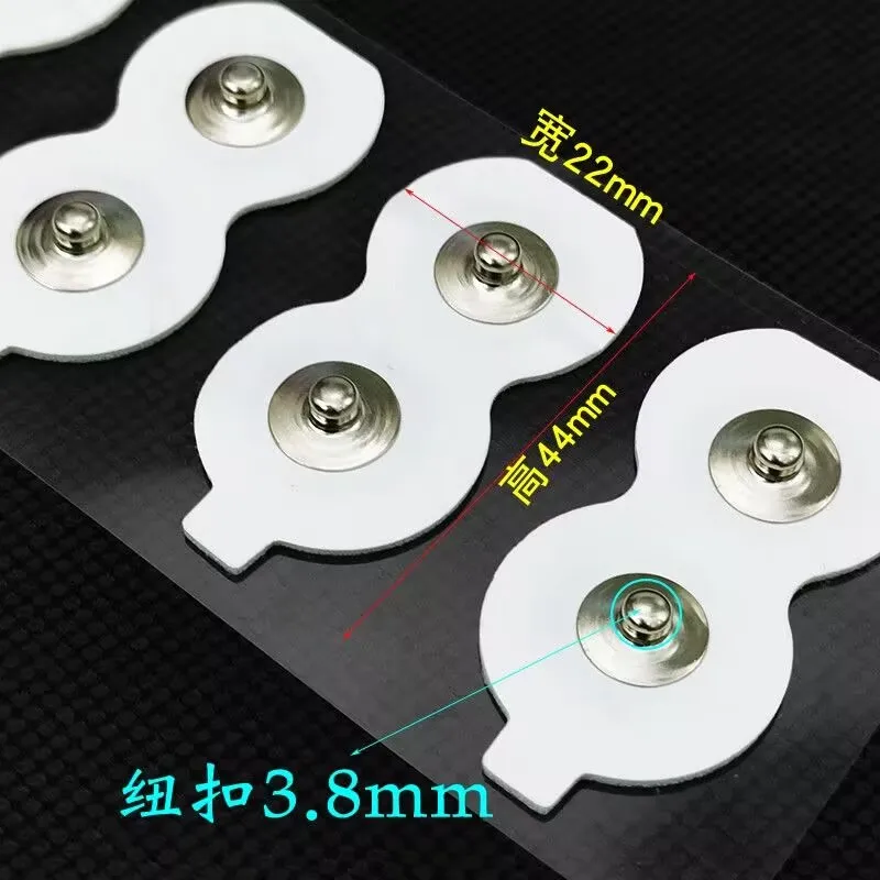 

Bipolar Electrode Experimental Electrode Sheet 44*22mm EMG Signal Acquisition Double Button Electromyography Electrode Sheet
