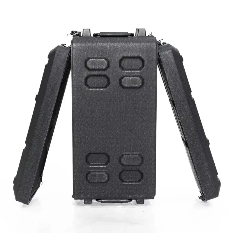 Custom 19-Inch Portable 2U 3U 4U 6U Hard Plastic Wireless Microphone Flight Case Shockproof Black PE Flight Case Dj Turntable