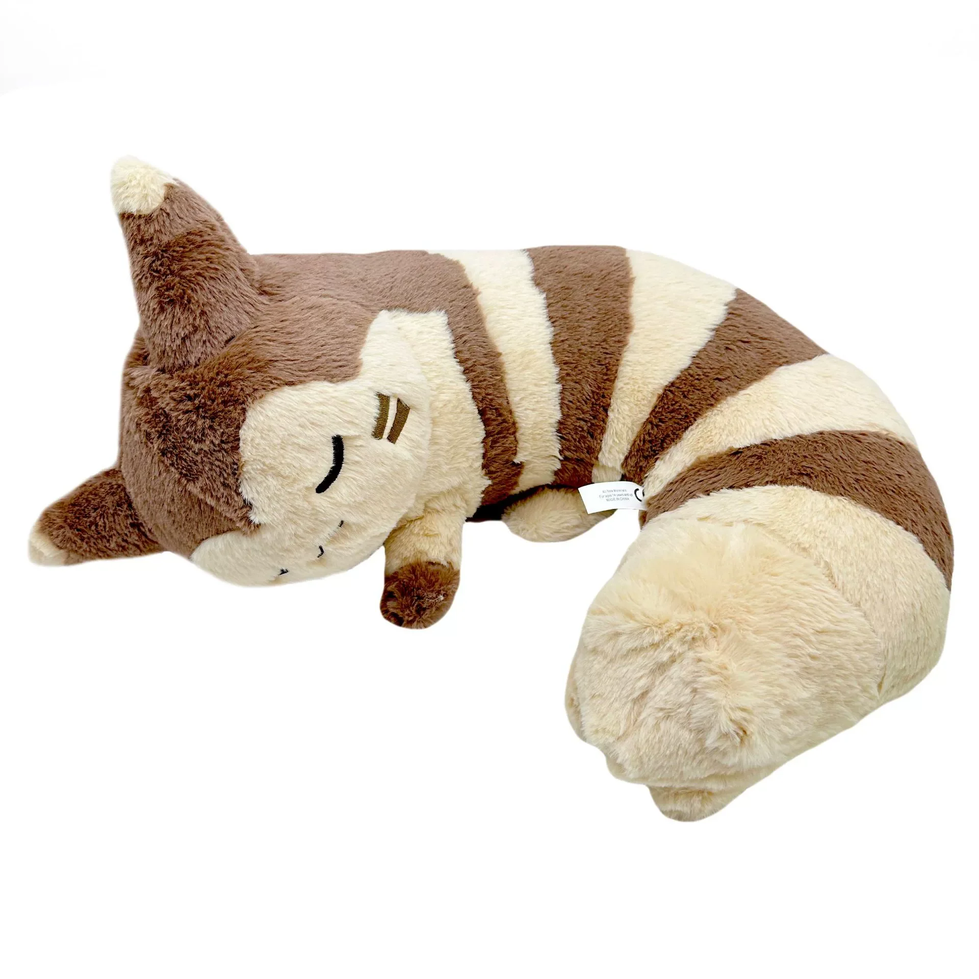 43cm New Furret Plush Toy Cartoon Kawaii Vertical Mouse Brown Cute Furret Stuffed Doll U Shanpe Soft Neck Pillow Birthday Gifts