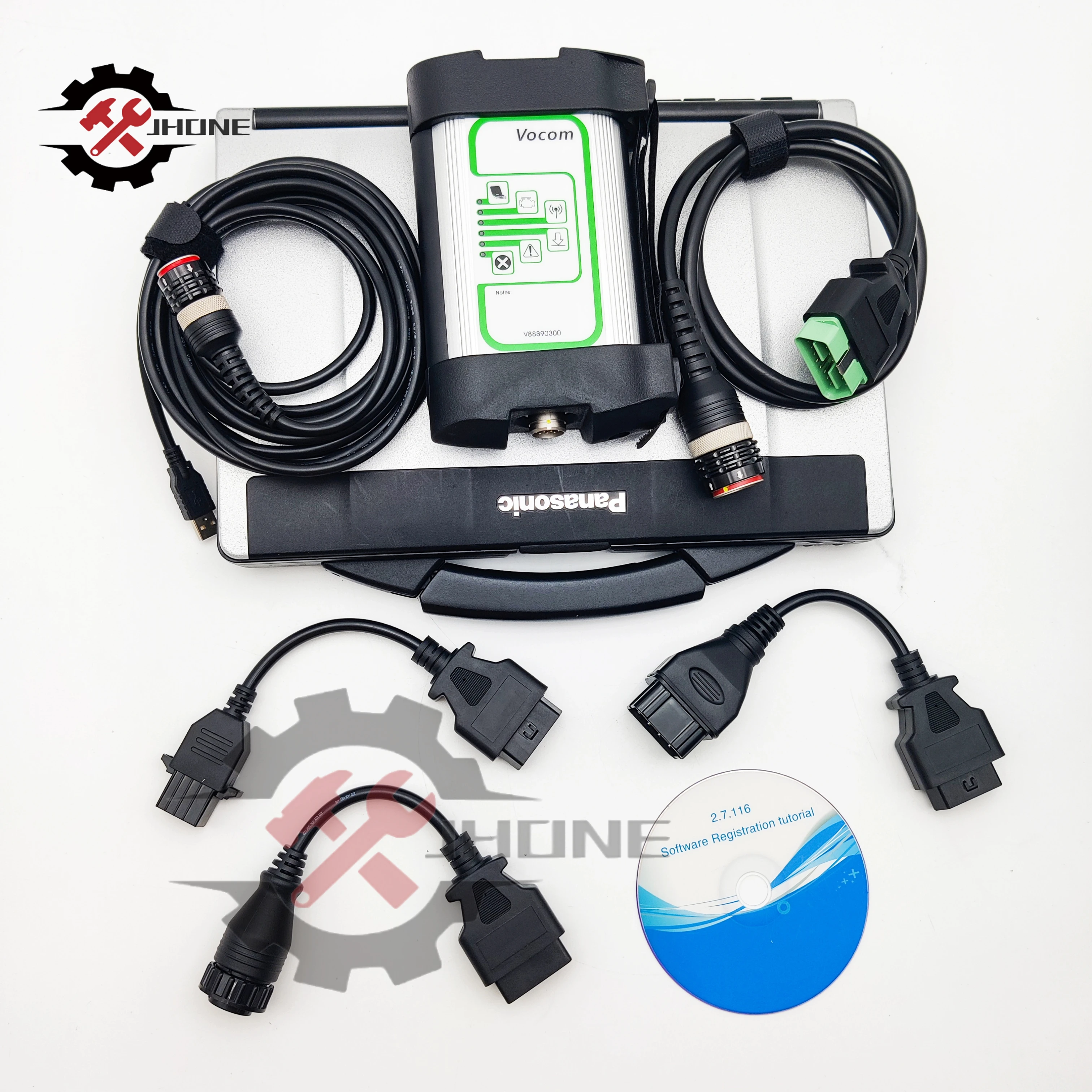 V88890300 Diesel EFI Engine Set Diagnostic Tool Programmable VOCOM for Vo-lvo VOCOM Excavator Software 2.7.116 Truck 2.8.150