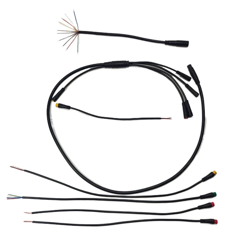 

ABJX New Ebike Electric Bicycle Common Controller Conversion Waterproof Wire Cable DIY 1T5 Throttle Brake Display Headlight