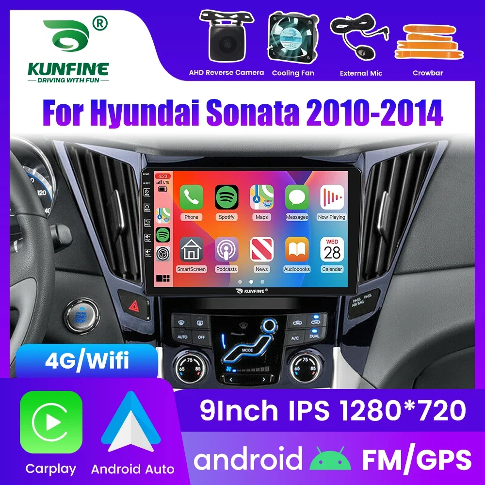 

2Din Android Car Radio For Hyundai Sonata 2010-2014 Multimedia Video Player GPS Navigation Stereo Audio Head Unit Carplay 4G