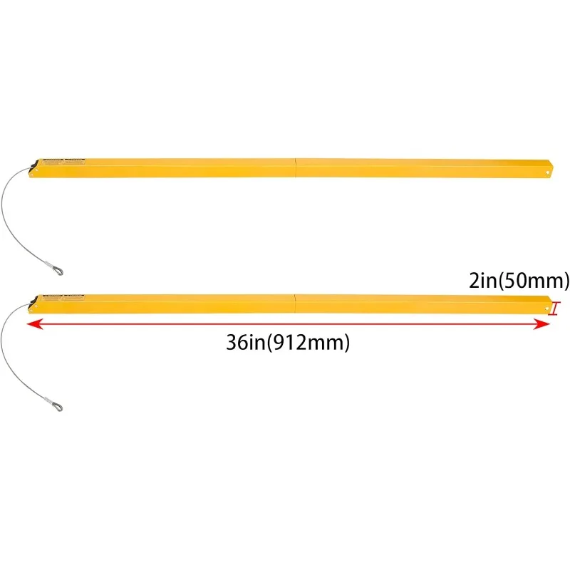 Sistema de assistência de 2 lados, portão de reboque utilitário e rampa com trilho lateral de 12 a 24 polegadas de altura, rampa de 4 a 6 pés de altura