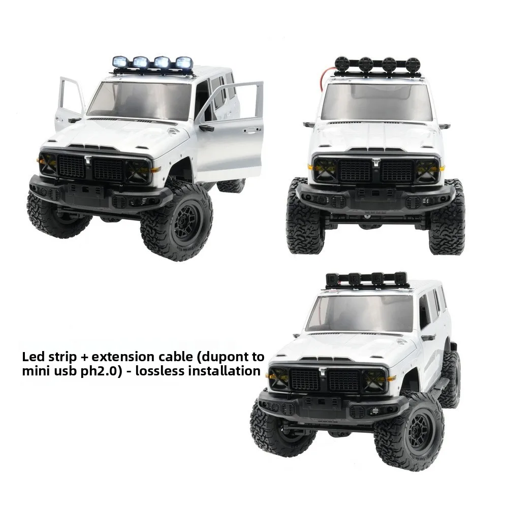 Lampe de toit pour voiture RC WPL C94 MN-300, phare, projecteur, 1/12, 1/16, 1/18, pièces de mise à niveau, accessoires