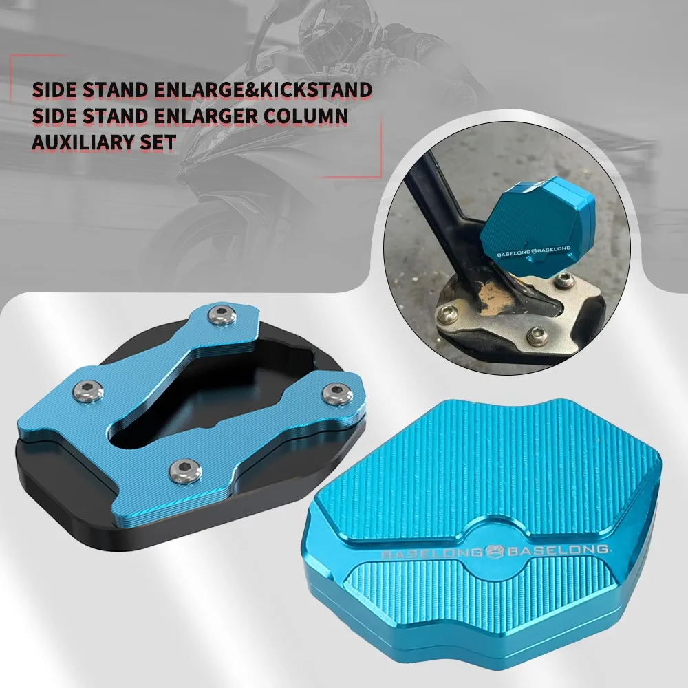 

Motorcycles Accessories For CFMOTO MT450 CF Ibex 450 MT 2024-2025 Foot Side Stand Enlarger Plate Pad Kickstand Extension 450MT