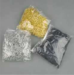 1000pcs 22 Mm Colored Small Black Gourd-shaped Hijab Stainless Steel Safety Pins Pins Needles