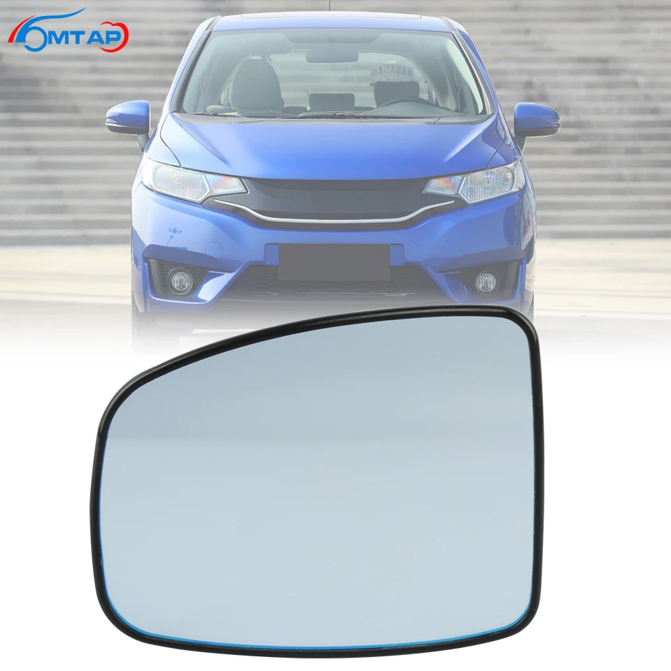 MTAP Heating Exterior Rearview Side Mirror Lens For HONDA FIT JAZZ GK5 2015 2016 2017 2018 2019 2020 CITY GM6 White Blue Glasses