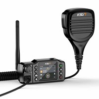 KSUN ZL1200 WCDMA CDMA GSM Mobile Radio Station  Two Way Radios Car Vehicle Station Radio Compatible with ZELLO APP