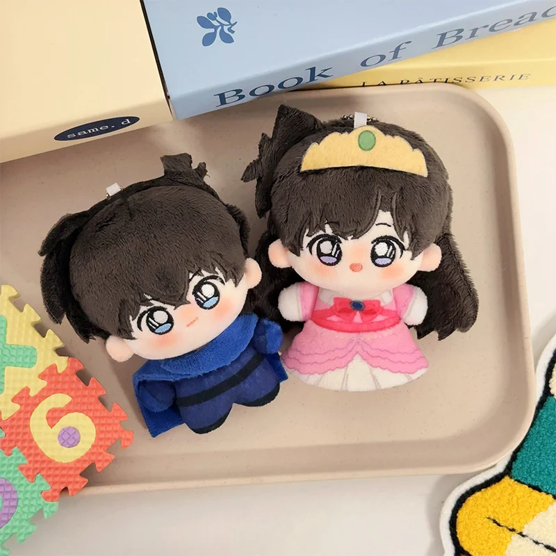 أنيمي المحقق كونان 10 سنتيمتر أفخم دمية لينة لطيف نموذج الكرتون الشكل المنزل قلادة صغيرة الديكور اللعب الإبداعية هدايا عيد الميلاد