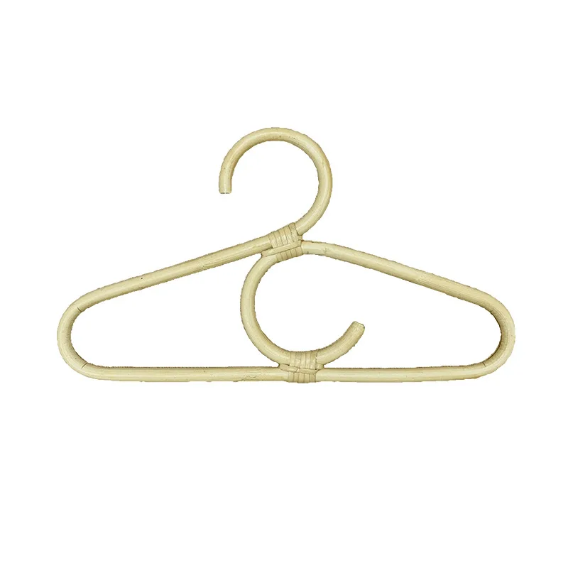 

Rattan hangers handmade design natural art decoration cloakroom decoration children's hangers B & B room display hangers