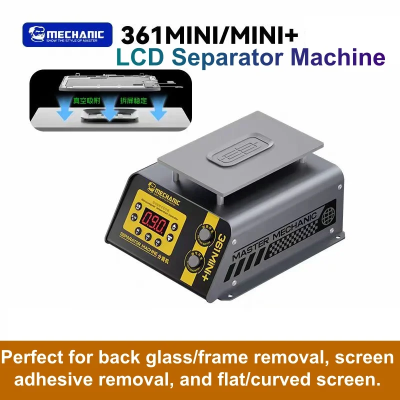 

MECHANIC 361 Mini+ LCD Screen Separator Microcomputer Temperature Controller for Phone Back Glass/frame Heating Removal Repair