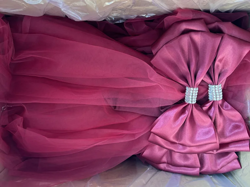 Hochzeits-Stuhlschleifen aus Spandex mit Fertigschleifen Lange Elastische Schleifen für Veranstaltungen Geburtstagsfeiern Feiertage Hochzeiten Hausdekoration – Detail 22