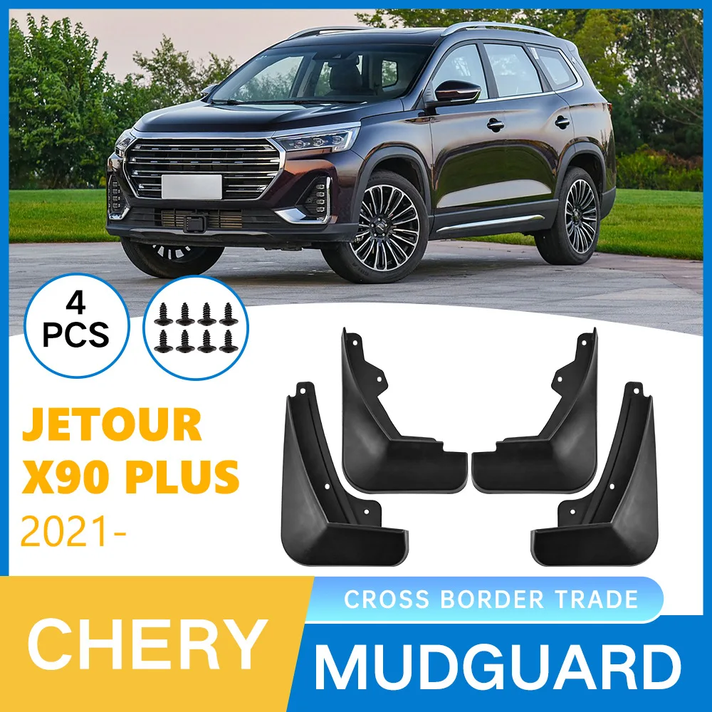 

Fenders Fr JETOUR X90 PLUS 2021-2024 car mudguard modification,Mudflaps Front Rear Flares Splash Guards Cover Car Accessorie