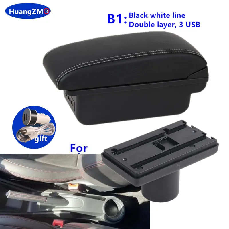 Voor Seat Ibiza Armsteun Doos Voor Seat Ibiza 6j Ibiza 6L Auto Armsteun Auto Opbergdoos 2010-2019 Gewijd retrofit Auto Accessoires