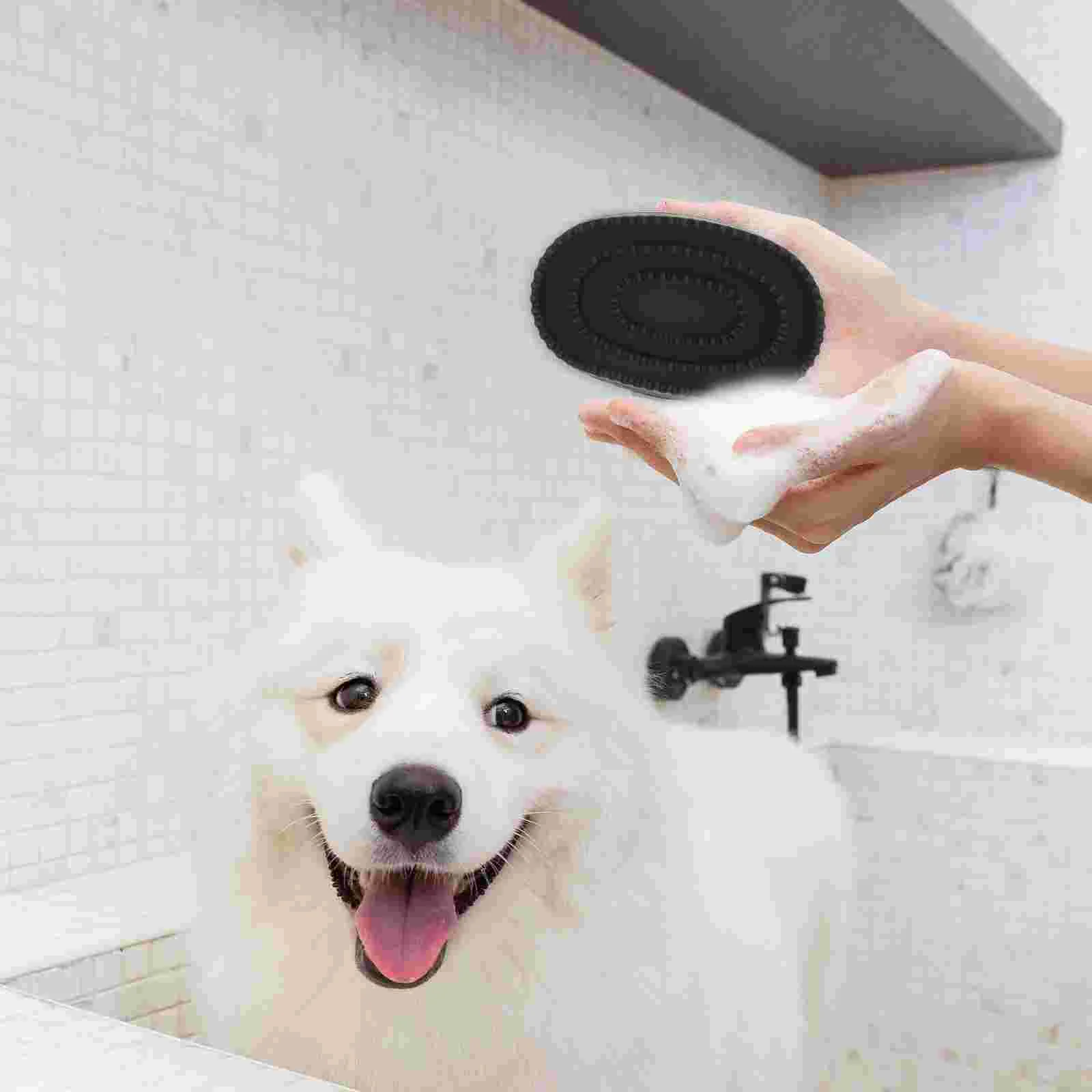 Pet Bath Brush Cat Grooming For Dogs Self Cleaning Shampoo Massage Supplies Scrubber Bathing Tool Curry Self-cleaning