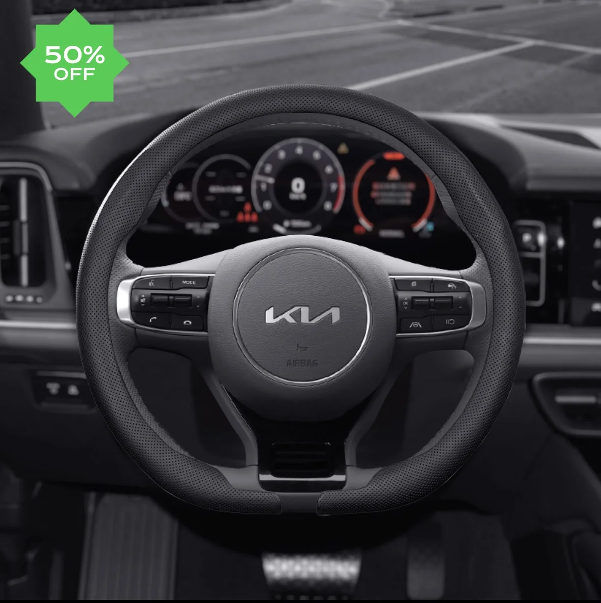 

Чехол на руль автомобиля KIA, кожаный наппа, чехол для автомобильного рулевого колеса GT, бренд Rio Cerato Sportage Stinger EV6 EV6 GT EV6 GT-line