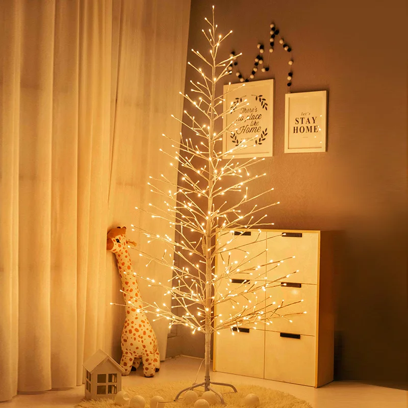 Popular LED anti-truth Christmas tree lights, room layout lights, Christmas lights, ambient decoration, warm colors