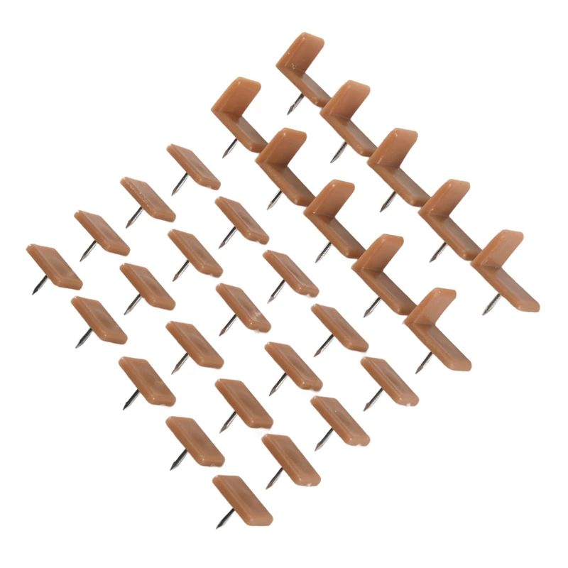 ABGR-Пластиковые направляющие и направляющие для ящиков, стопоры для ящиков, прихватывающиеся пластиковые направляющие для ящиков для ремонта комодов, 30 шт.