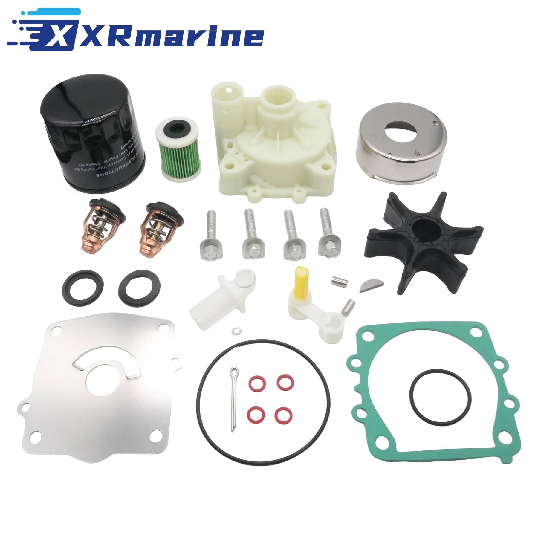 

Outboard Repair Kit For Yamaha 4-Stroke 200 225HP F200C F225B Outboard Motors Impeller Kit 61A-W0078 -A3 A2 Oil Filter 69J-13440