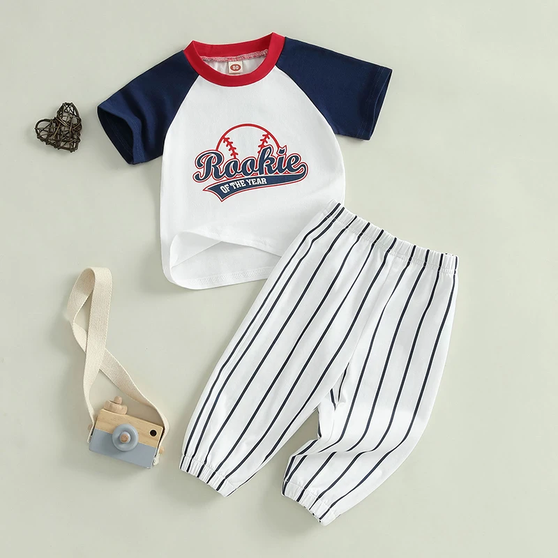 Toddler Boy Birthday Outfit Football Number Print Short Long Sleeve T-shirts Camouflage Long Pants 2 Pcs Set