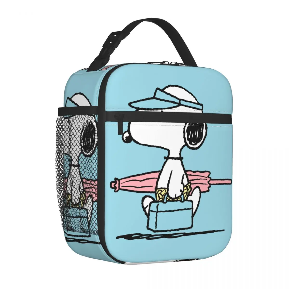 Snoopy Insulated Lunch Bag Cooler Lunch Container Cartoon Portable Tote Lunch Box Girl Boy College Travel