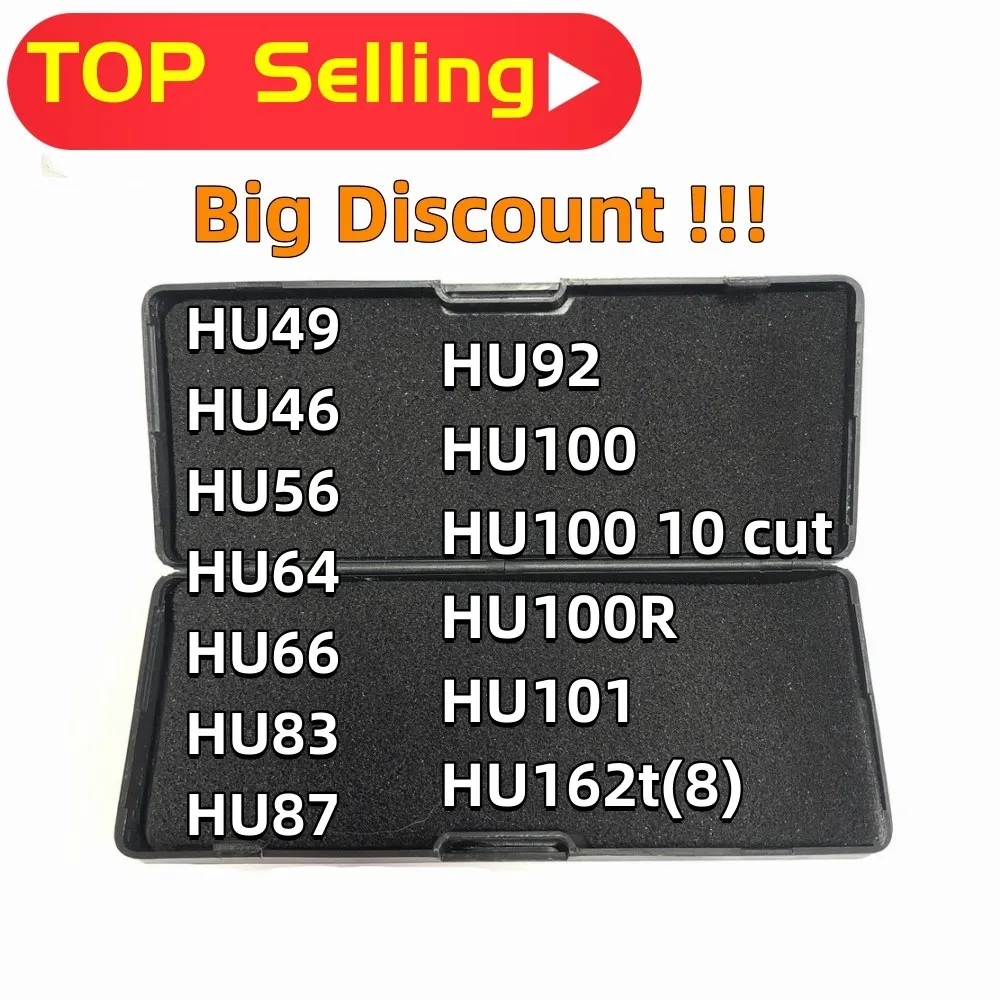 

lishi 2 in 1 tool HU49 HU46 HU56 HU64 HU66 HU83 HU87 HU92 HU100 HU100(10) HU100R HU101 HU162T(8) Top selling types