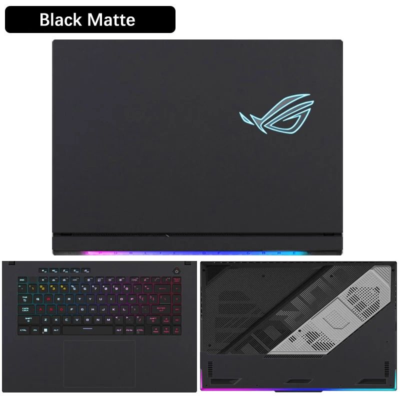 ملصقات جلدية للكمبيوتر المحمول من الجلد لـ ASUS ، ROG Strix ، SCAR 8 Plus ، G814 ، G814JVR ، 18 بوصة ، ألياف الكربون ، حماية من الفينيل