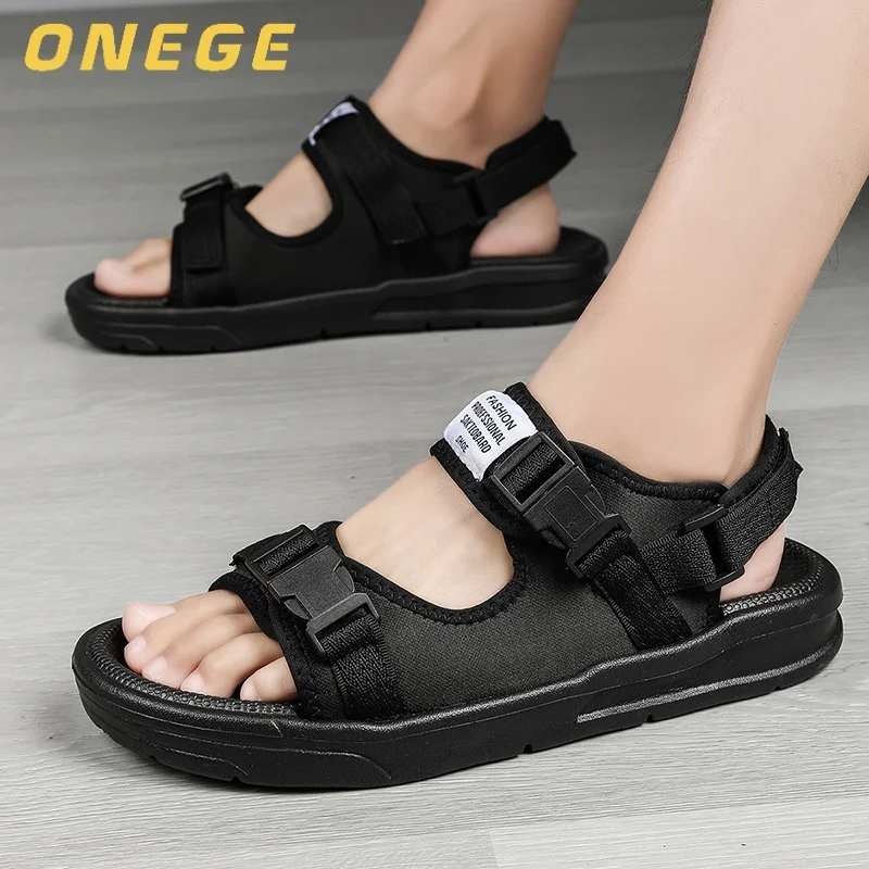A Pair of Men's New Summer Casual Shoes, Men's Fashionable Sports Trendy Wear-Resistant Sandals, Cool Beach Shoes