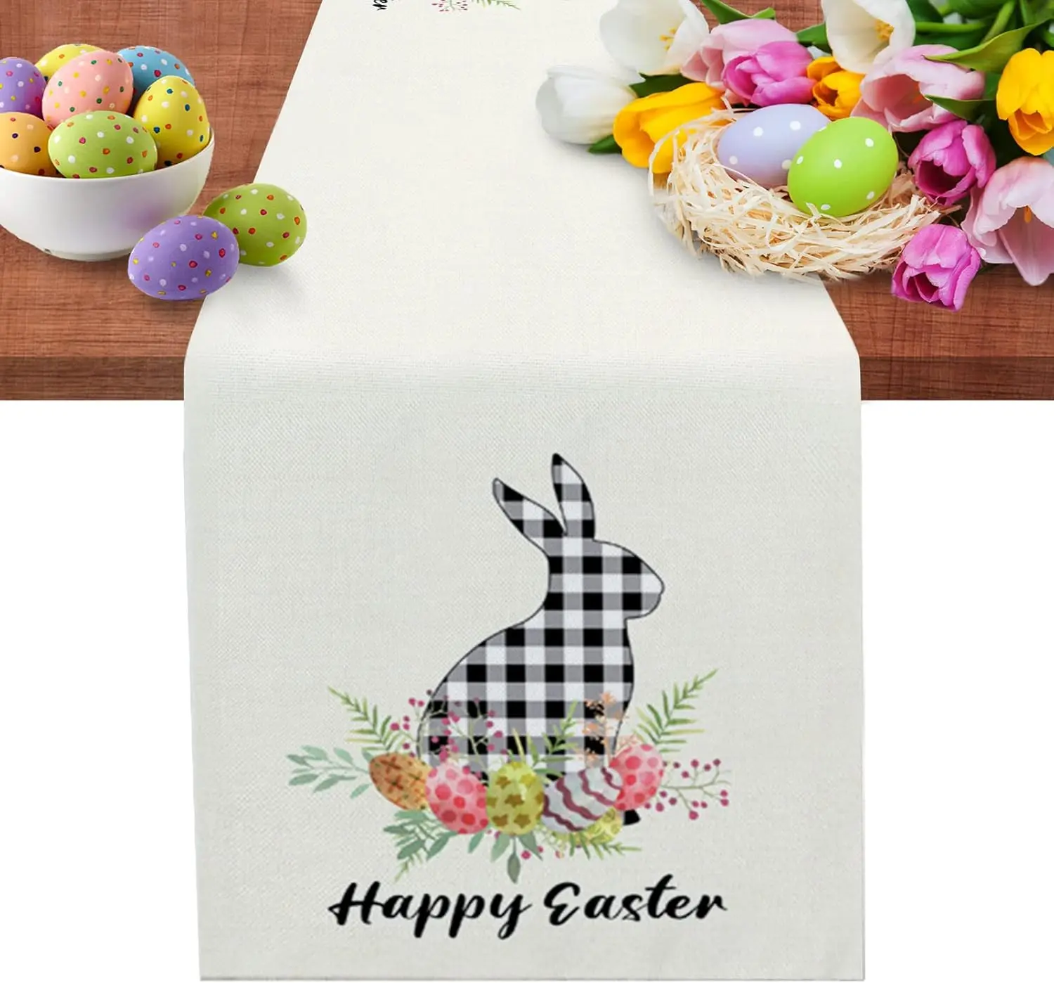Easter Black Plaid … - image