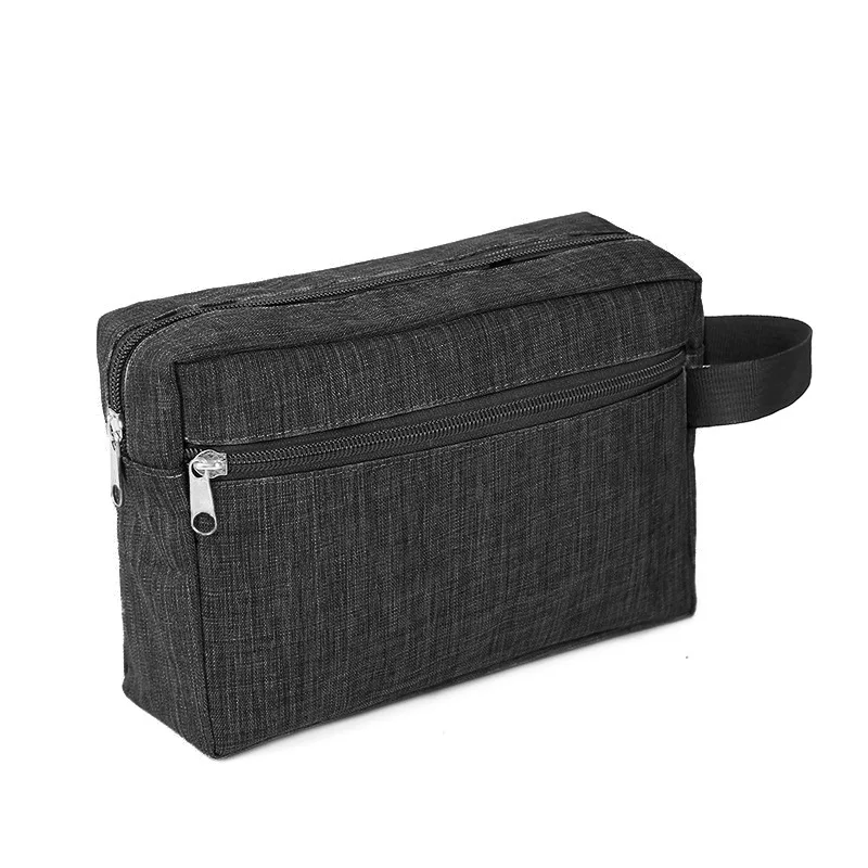 Multifunctional Simple Waterproof Oxford Cloth Cosmetics Bag Thickeneded Double-layer Cosmetic Bag Large Capacity Portable St...