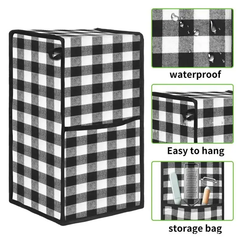 M12K-2PCS Blender Cover Anti-Scratch Kitchen Appliance Protector Cover With Pocket Kitchen Blender Storage Stand Dust Cover