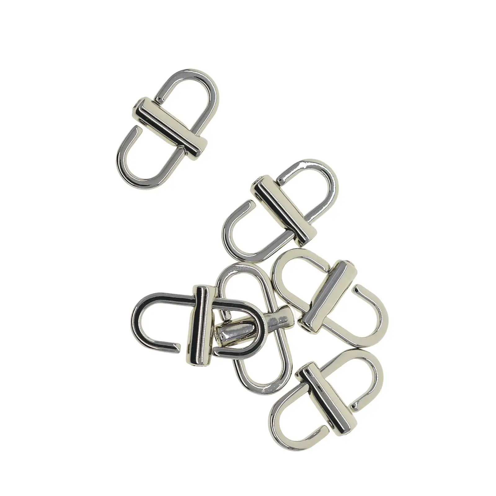 Adjustable Metal Buckles Chain Strap Shortener for Handbag Purse Backpack Length Adjuster Durable Hardware view 5