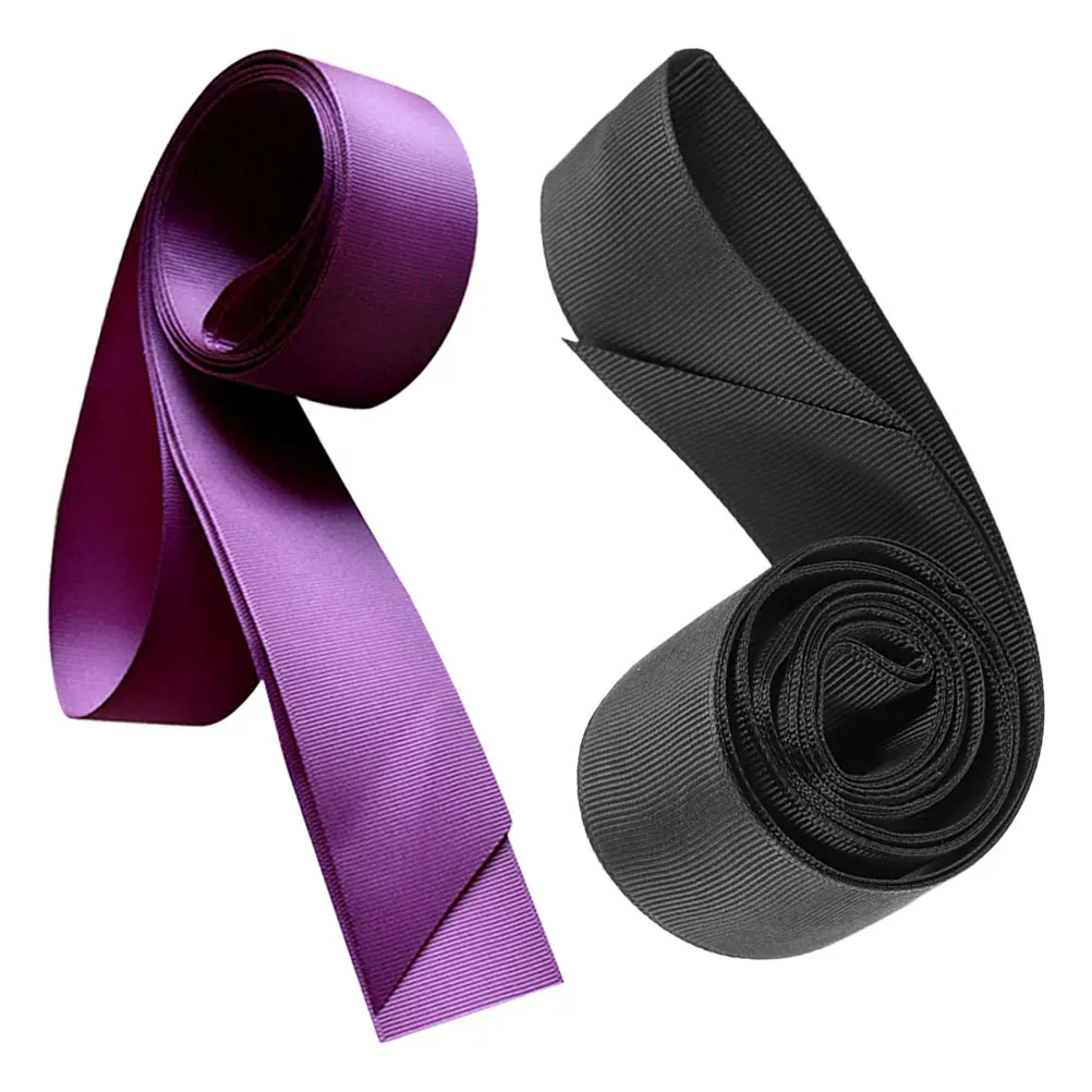 

2Pcs Bridal Wedding Belt Women Dress Sash Adjustable Length Soft Satin Material Elegant DIY Bow Bride Ribbons Corset Belts