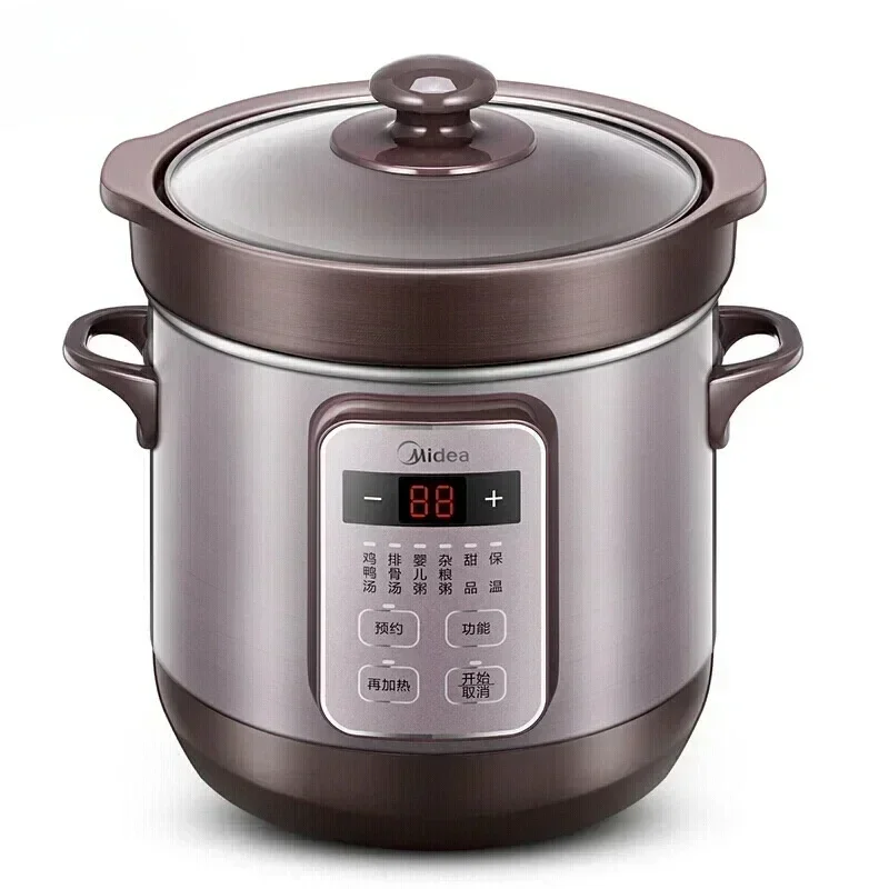 New electric stew pot electric cooking pot household soup pot can be intelligent reservation timing insulation