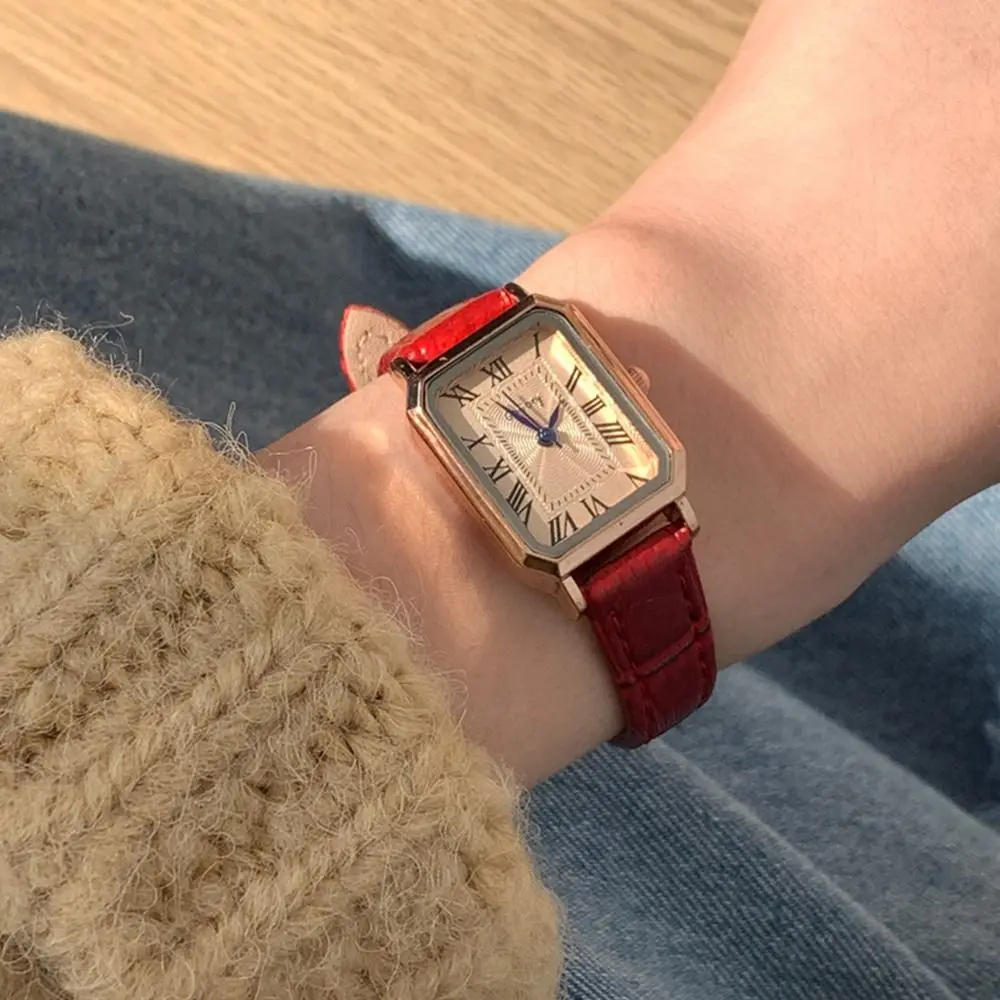 

Элегантные женские кварцевые часы, портативные простые женские деловые часы, водонепроницаемые изысканные женские наручные часы