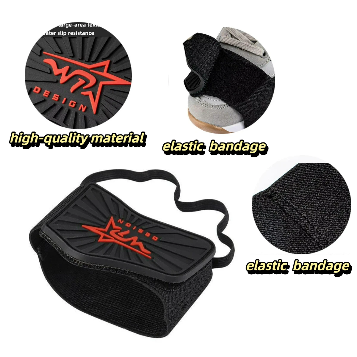 Motorcycle Shift Pad Anti-Slip Motorcycle Boot Protective Cover Adjustable Shifter Shield Pad Motorbike Shifter Shoe Protector