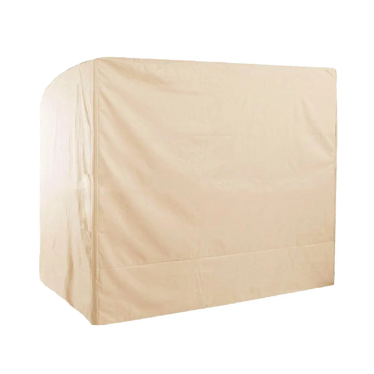 Garden Swing Cover Waterproof Outdoor Hanging Chair Protector Dustproof Sunproof Lightweight Easy Use Eco Friendly Beige Coffee - view 5