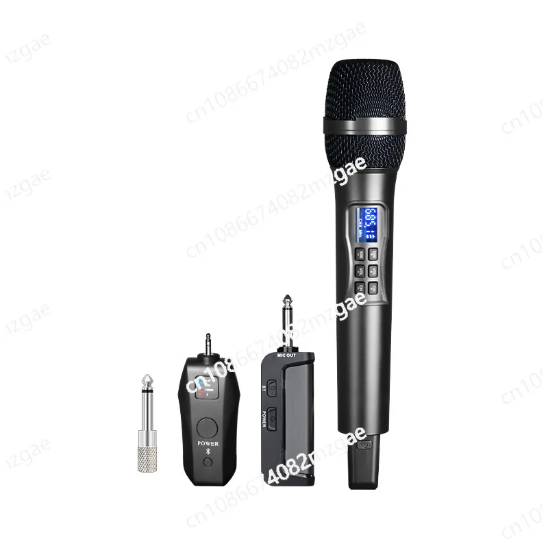 

Universal Wireless Microphone Rechargeable Battery Smart Singing Bluetooth Stage Professional Reverb Microphone One To One