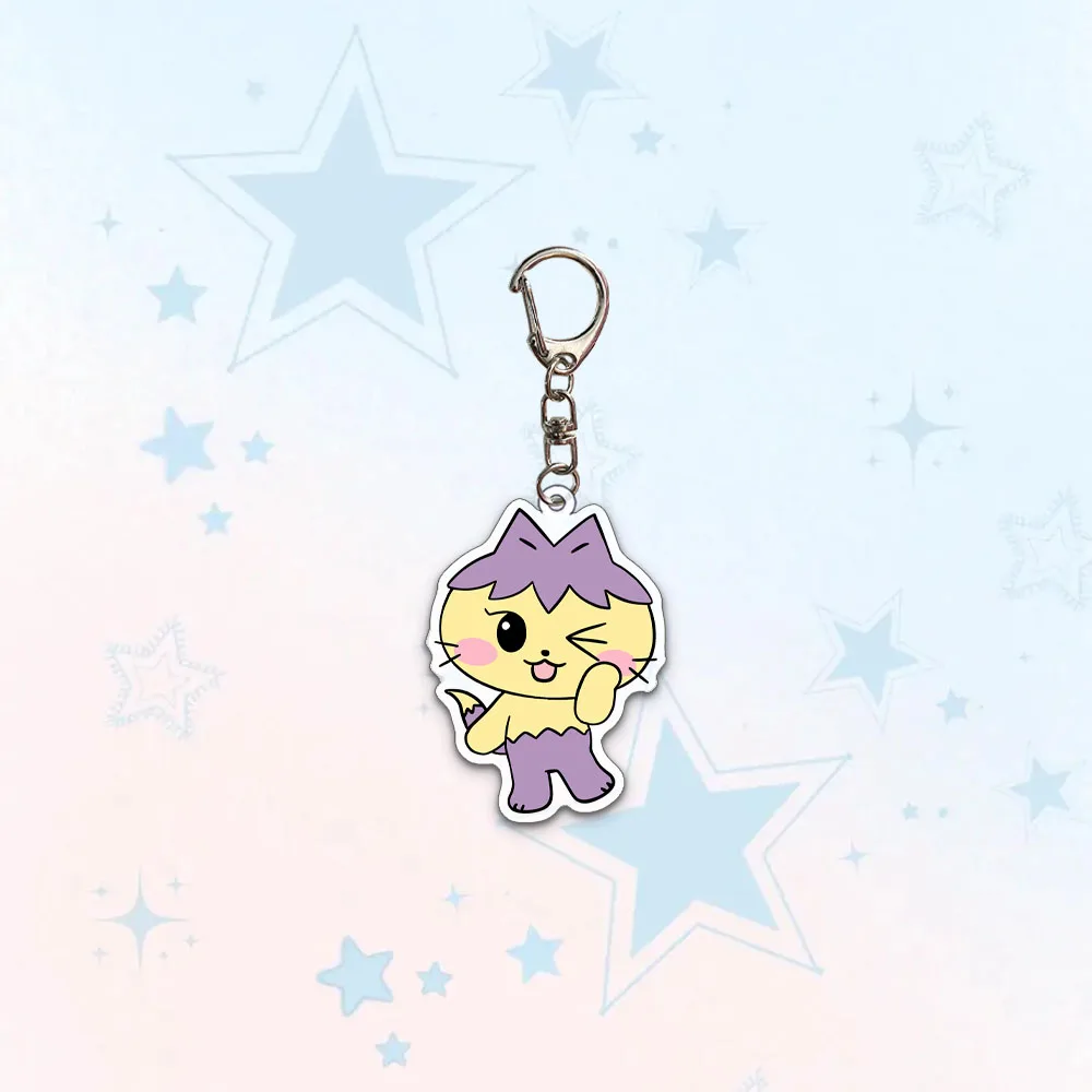 1/6個 Kpop NMIXX アクリルキーホルダー スリウン ジウ ベイ 漫画フィギュアキーリング バッグキーデコレーション ヘウォン リリー キュジン ファン記念品ギフト