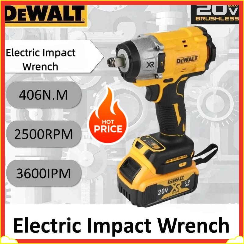 

Dewalt 1/2 Inch Brushless Impact Electric Drill Multifunctional Cordless Screwdriver Rechargeable Power Tools 18V-20V Battery