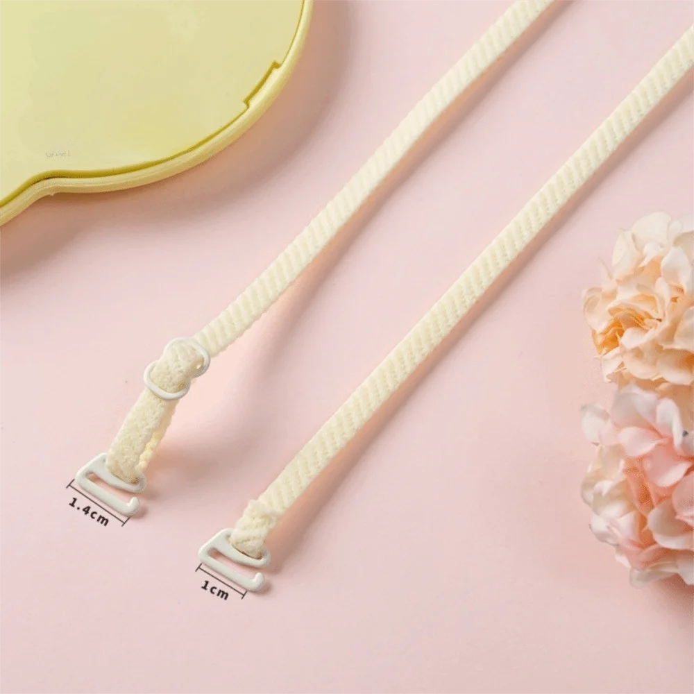 2Pcs New Slip Resistant Bra Straps Thin Elastic Double Shoulder Straps Adjustable Length Comfortable Lingerie Accessories Women