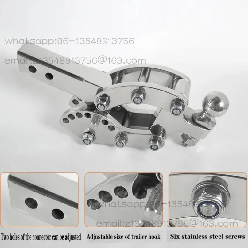 F150 stainless steel hook adjustable joint arm tiger head rear drag hook spot fast delivery