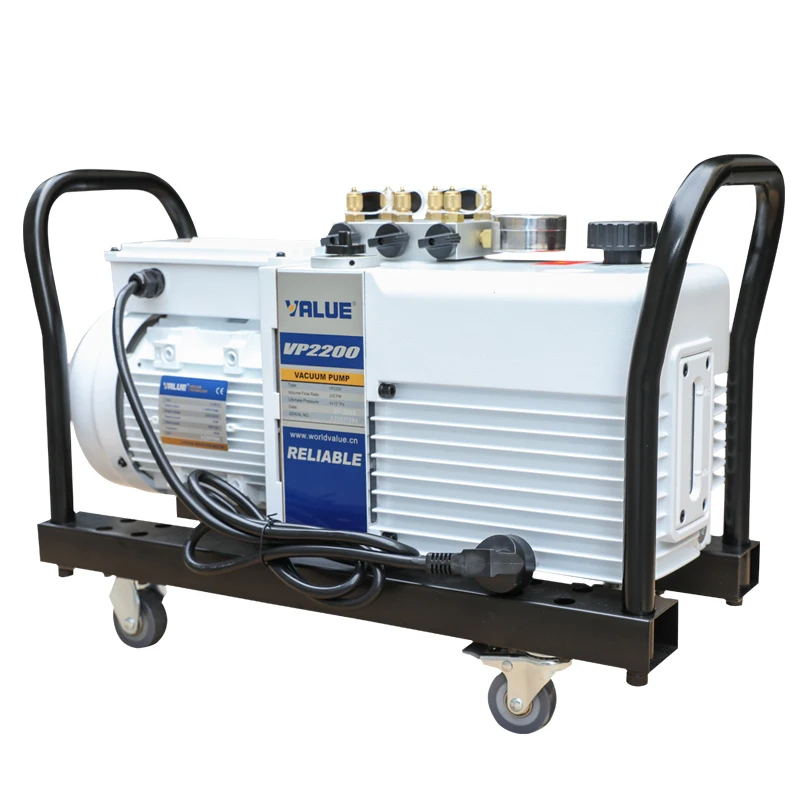 

Value VP2200 36 cubic meters/h 2-stage rotary vane large refrigeration vacuum pump HVAC vacuum pump