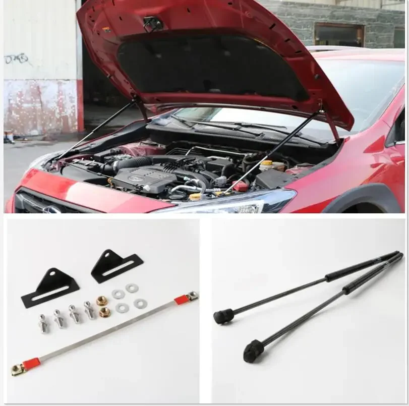 FIT FOR  Subaru XV  2018 2019 2020 2021 2023ACCESSORIES CAR BONNET HOOD GAS SHOCK STRUT LIFT SUPPORT CAR STYLING