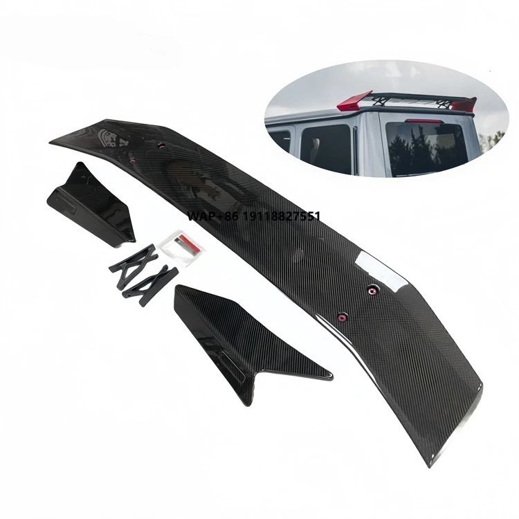 

For G-Class G500 G55 G63 W463 W464 Dry Carbon Fiber Rear Wing Spoiler